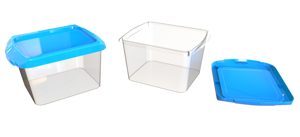  Food container (PP) manufactured by MOLDBLADE